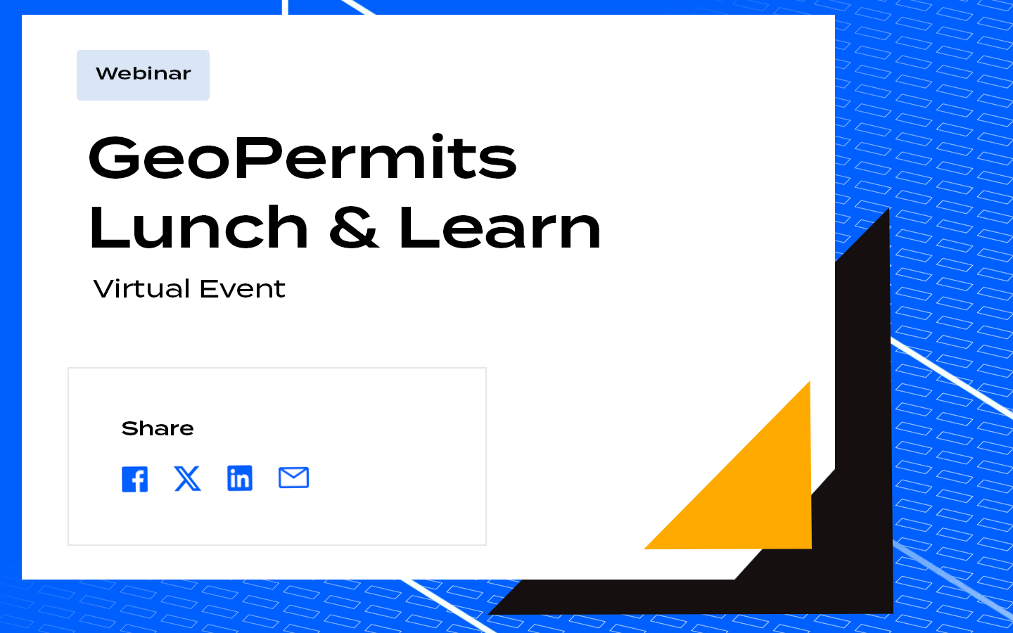 GeoPermits Lunch & Learn Virtual Event
